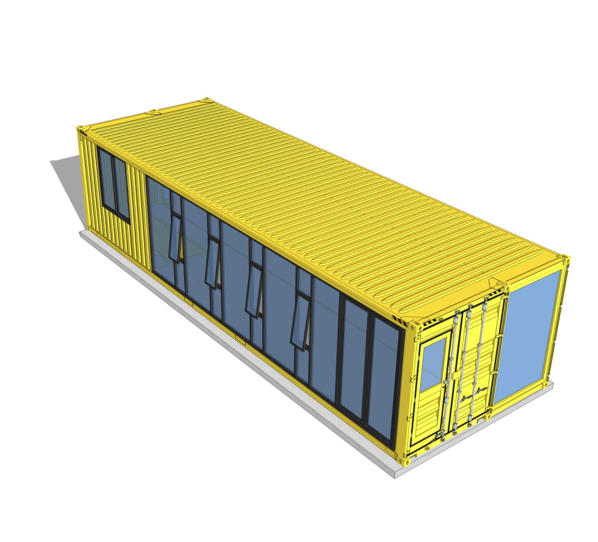 集裝箱移動廚房，可移動住人辦公室，集裝箱活動房屋004